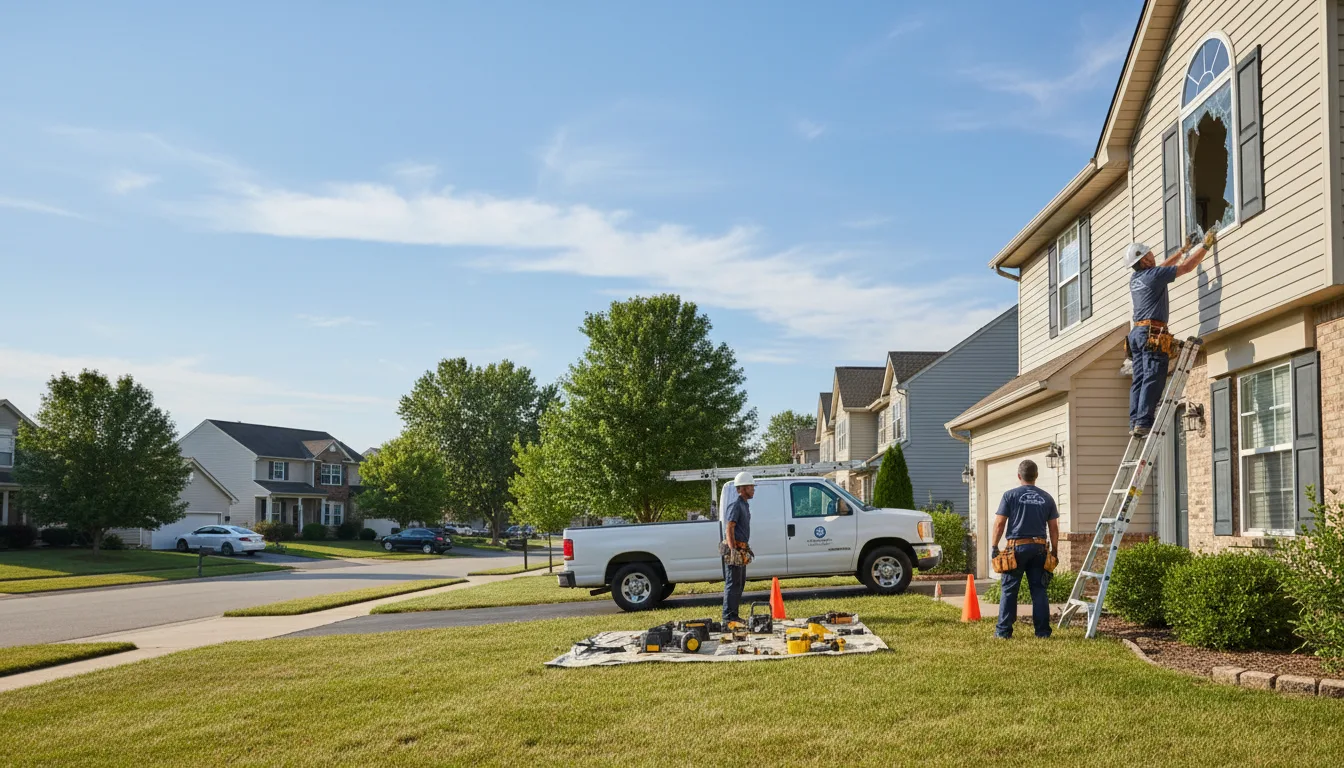 Expert window installer providing residential service in New Augusta, MS